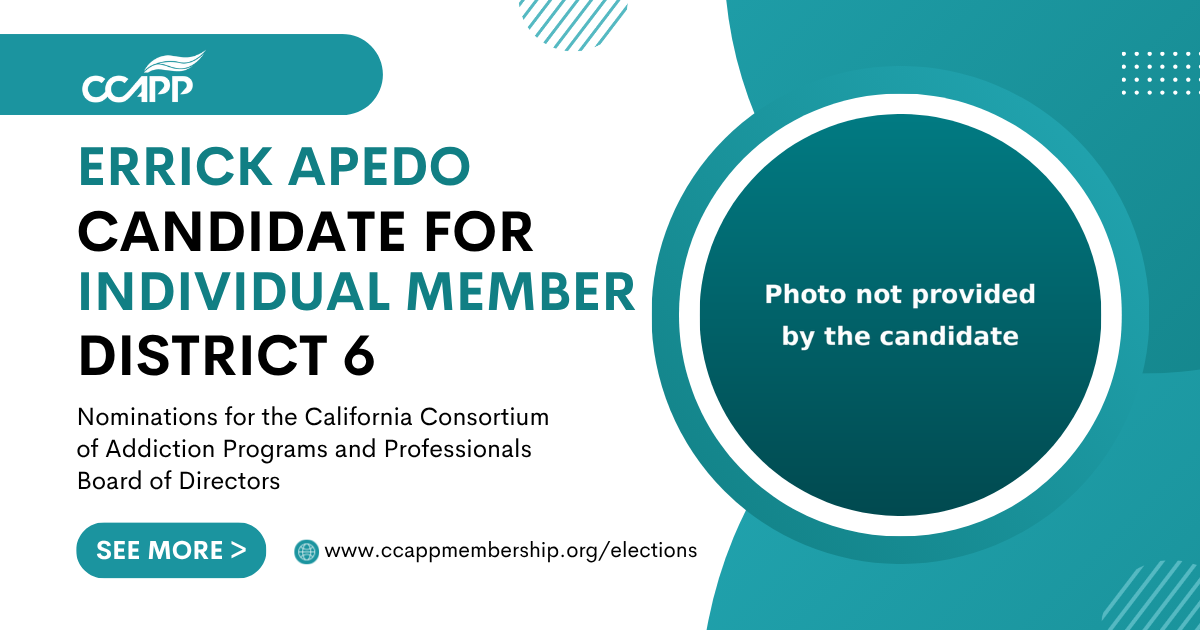 Errick Apedo candidate card