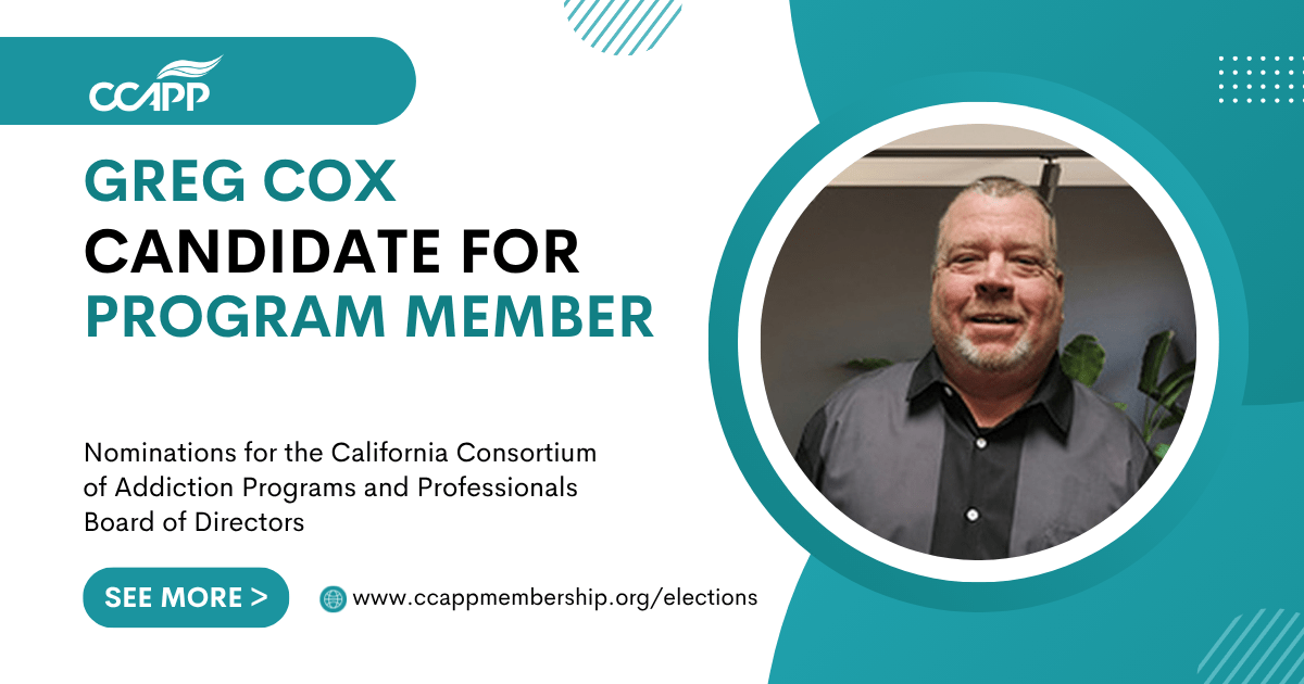 Greg Cox candidate card