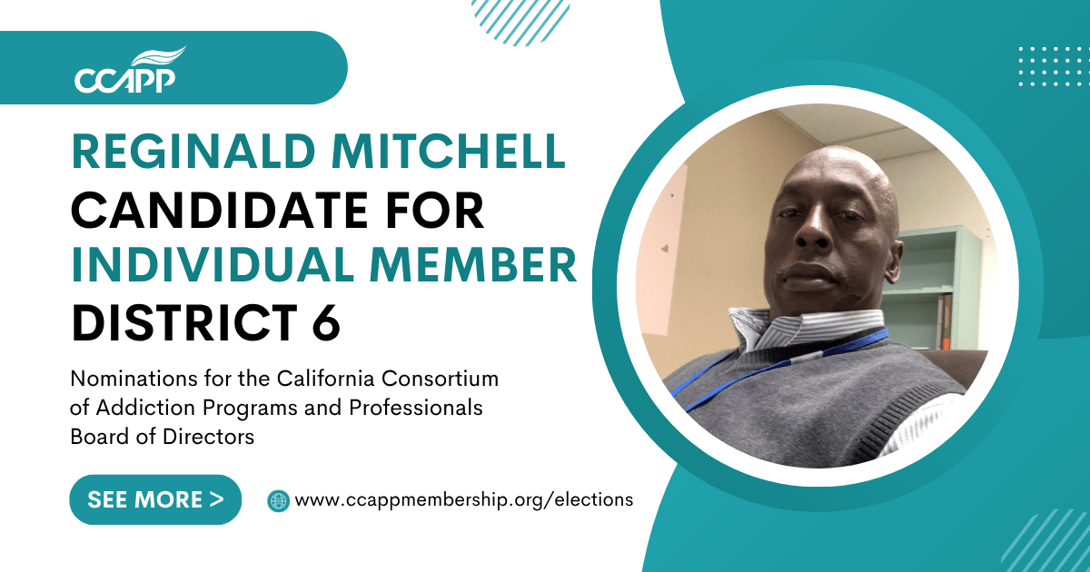 Reginald Mitchell candidate card